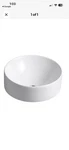 Kohler K-14800-0 Vox Round Above Counter Bathroom Sink, White. Fixed Price $95.00.