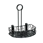 American Metalcraft CRS68 Ironworks Blk Scroll Design Condiment Caddy. Fixed Price $32.18.