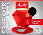 Melitta 64008 Red Ready Joe Filter Cone. Fixed Price $13.99.