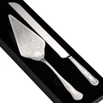 Vintage Wedding Cake Knife And Server Set Stainless Steel Pie Pastry Cut.... Fixed Price $42.13.