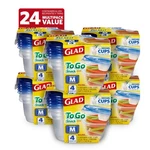 Gladware Food Storage Containers 24 Oz Count Pack BB35100PCS6 Snack. Fixed Price $59.99.