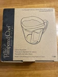 New In Box Pampered Chef Gravy Separator 4 Cup 32 Oz Capacity 1188 Nib. Fixed Price $9.95.