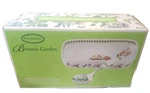 Portmeirion Botanic Garden Cranberry Dish With Slotted Spoon (rhododendron). Fixed Price $32.00.