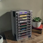 Nes Cartridge Storage Tower Holds 10 Games Nintendo 3D Printed Rack. Fixed Price $45.00.