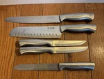 Vintage Sabatier Stainless Steel Home Kitchen Cutlery Knife Lot Of 5. Fixed Price $28.00.