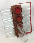 Vtg Rotating Organizer Spice Rack Craft Jar Industrial Metal Hardware Storage. Fixed Price $89.99.