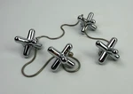 Alessi "tripod" Chrome Adjustable Element Trivet Lpwk 2007 By Gabriele Chiave. Fixed Price $59.99.