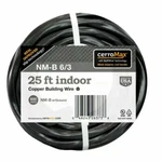 Cerrowire 147-4203A 25-FEET 6/3 Nm-b Stranded With Ground Black. Fixed Price $180.00.