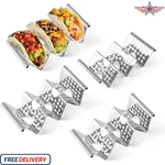 Chbuuero Taco Holders Set Of 4, Stand, Stainless Steel Holder,.... Fixed Price $11.90.