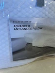 Sharper Image Advanced Anti-snore Pillow Ergonomic Memory Foam Side Back Sleeper. Fixed Price $29.99.
