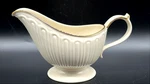 Lenox Housewarming Gravy Boat Ivory Gold Trim 8.5 Ribbed Thailand Euc. Fixed Price $18.99.