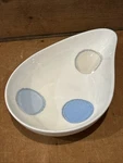 Noritake Ambiance Java Blue Kidney Teardrop Shape Serving Bowl Dish. Fixed Price $15.99.