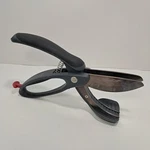 Pampered Chef Salad Chopper Dual Blade Veggie, Meat,scissors 2582 Locks. Fixed Price $11.00.