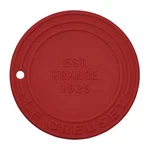 Le Creuset Silicone French Trivet Hot Pad Gripper 8 In Round, Cerise Red New!. Fixed Price $17.00.