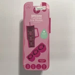 Core Kitchen Silicone Tumbler Ice Molds Set Ribbed Ring Star Shape 3PC Pink. Fixed Price $5.00.