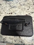 Lodge Cast Iron Burger Press Bacon Panini Sandwich Grill Spiral Handle 4.5 X 7. Fixed Price $20.00.