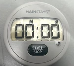 Mainstays Digital Kitchen Timer,magnetic Countdown Up With Large Lcd. Fixed Price $12.99.