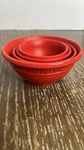 Le Creuset Red Silicone Prep Bowls Of Measuring 1/4 CUP-1. Fixed Price $28.00.