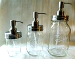 Mason Soap Dispenser Quality Stainless Steel Pump Ball. Fixed Price $6.97.