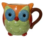 Ceramic Owl Utensil Holder Planter Multicolor 1QT Cute Wise Bird Kitchen Decor. Fixed Price $15.58.