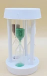 Pampered Chef Hourglass Minute Timer 1/3/5 #1792, Euc. Fixed Price $12.00.
