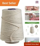 Butchers Cooking Twine Heavy Duty Cotton 1200FT 16-PLY Food Safe Kitchen String. Fixed Price $24.99.