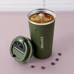 380/510ML Thermos Coffee Mug Stainless Steel Cup Temperature Display Vacu. Fixed Price $12.93.