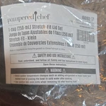 Pampered Chef 1-CUP 250ML Stretch-fit Lid Set Model # 100102. Fixed Price $15.50.