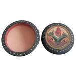 Vintage Hand-painted Wooden Trinket Box With Dual-sided Lid Tribal Folk Art Frog. Fixed Price $39.99.