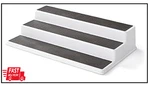 Copco Non-skid 3-TIER Spice Pantry Kitchen Cabinet Organizer, White/gray. Fixed Price $21.00.