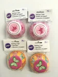 Lot 4PK Total 300 Ct Wilton Cupcake Baking Cups Liner Holder Paper. Fixed Price $14.98.