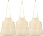 Reusable Mesh Grocery Shopping Bags - Organic Cotton Tote Net Farmer. Fixed Price $21.34.