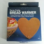 Heart-shaped Terracotta Bread Warmer Fox Run 030734046760. Fixed Price $21.78.
