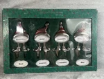 Reed & Barton Silverplate Christmas Santa Hat Cheese Markers. Fixed Price $12.99.