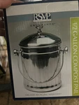 Rsvp Compost Pail Carbon Filter International Stainless Steel Endurance. Fixed Price $35.00.