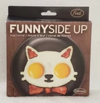 Fred & Friends Just Funny Side Up Silicone Egg Mold Cat/kitten New In Box. Fixed Price $12.00.
