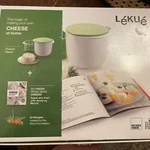 Lekue Cheese Maker Kit Green Microwave Oven With 24 Recipes Book 3 Pieces. Fixed Price $39.99.