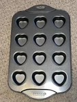 Norpro Heart Petite/mini Muffin Brownie Candy Non-stick Pan. Fixed Price $10.00.