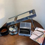 Miu France Stainless Steel Mandoline Slicer Adjustable Blades. Fixed Price $75.00.