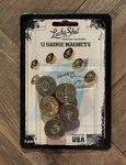 Lucky Shot Gauge Round Brass Magnets For Refrigerator Set Of LSM5-12. Fixed Price $14.99.