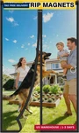 Hofudon Upgraded Magnetic Screen Door Mesh, Full Strip Magnets, Heavy Duty Fiber. Fixed Price $40.83.
