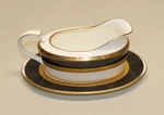 Noritake Opulence Bone China Gravy Boat + Underplate Liner / Relish Butter Tray. Fixed Price $74.99.