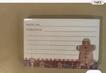 Vintage Recipe Cards Gingerbread Man Cr Gibson 40- 4X6 Nos. Fixed Price $9.90.