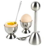 1 Set Egg Opener Stainless Steel Shell Cutter With Tray Spoons. Fixed Price $16.49.