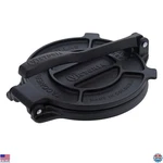 8" Cast Iron Tortilla Press Roti Maker, Seasoned With Flaxseed Oil, Colombia. Fixed Price $42.32.
