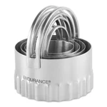Rsvp Biscuit Cutters, Round Rippled, Set Of 4. Fixed Price $22.35.