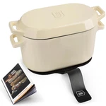 Kook Dutch Oven For Sourdough Baking Dual Handles Enameled Cast Iron Includes. Fixed Price $111.99.