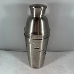 Oggi Stainless Steel 34 Oz Cocktail Shaker Strainer With 15 Dial Drink Recipes. Fixed Price $14.99.
