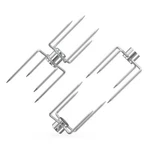 Only Fire Rotisserie Meat Forks Most Grills - Include 2PCS 4 Silver. Fixed Price $42.29.