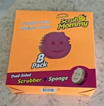Pack Scrubdaddy Mommy 8CT Sponges Dual Sided Scrubber- Box Nib. Fixed Price $26.99.